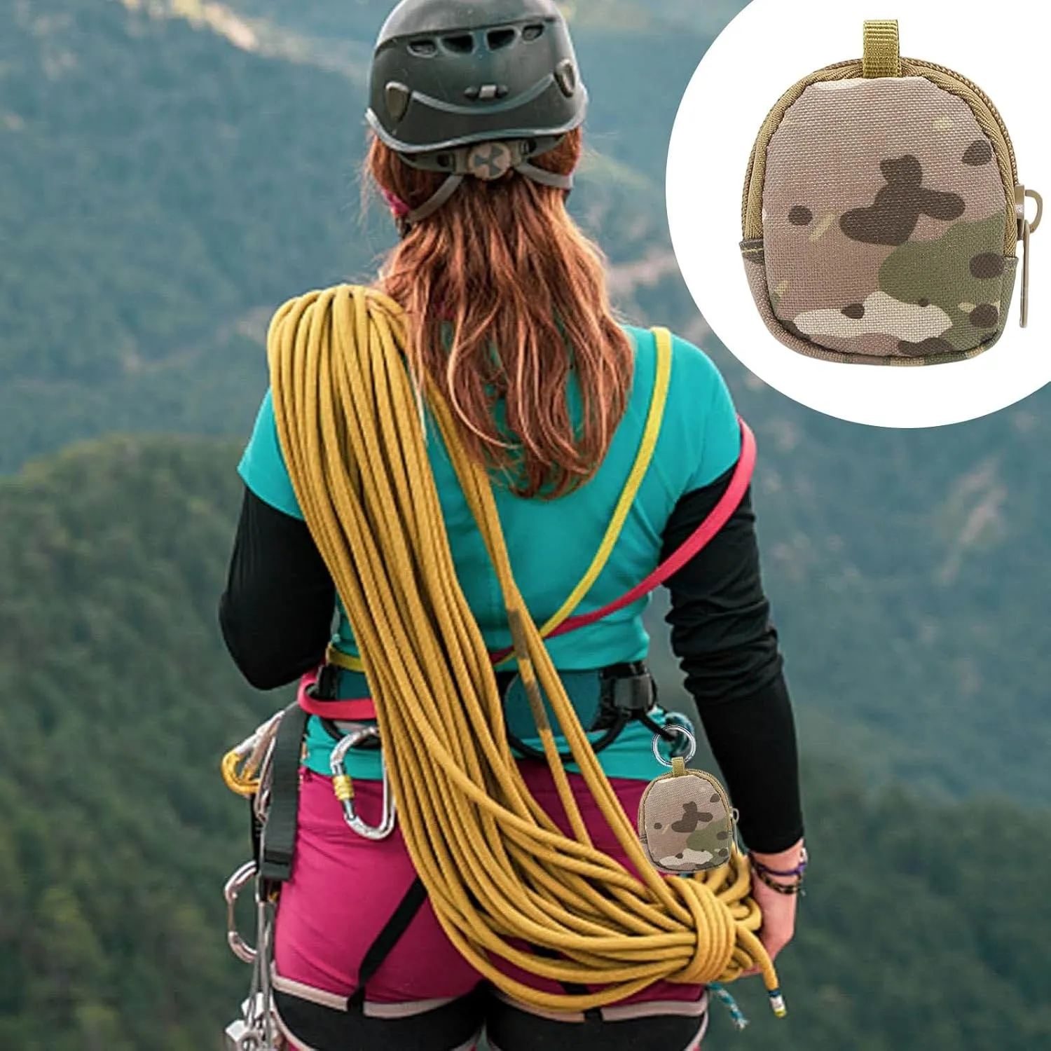2025 New Wallet,Outdoor Wallet,Outdoor Coin Purse,Coin Organiser,Sports Waist Pack,Outdoor Rucksack,Travel Accessories,Hiking,Camping,Adventure,Fishing,Cycling (Black)