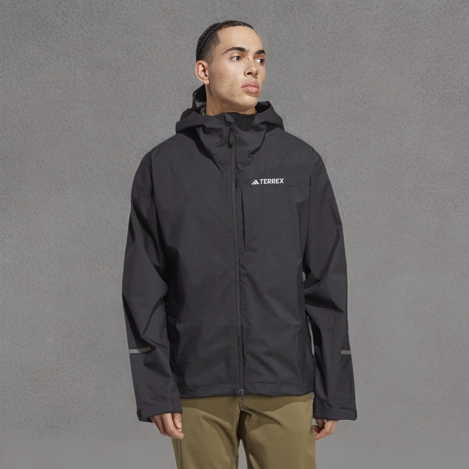 adidas Men's Terrex Multi Rain.rdy 2.5-Layer Rain Jacket