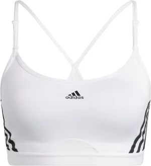 adidas Women's Training Light Support 3 Stripe Bra