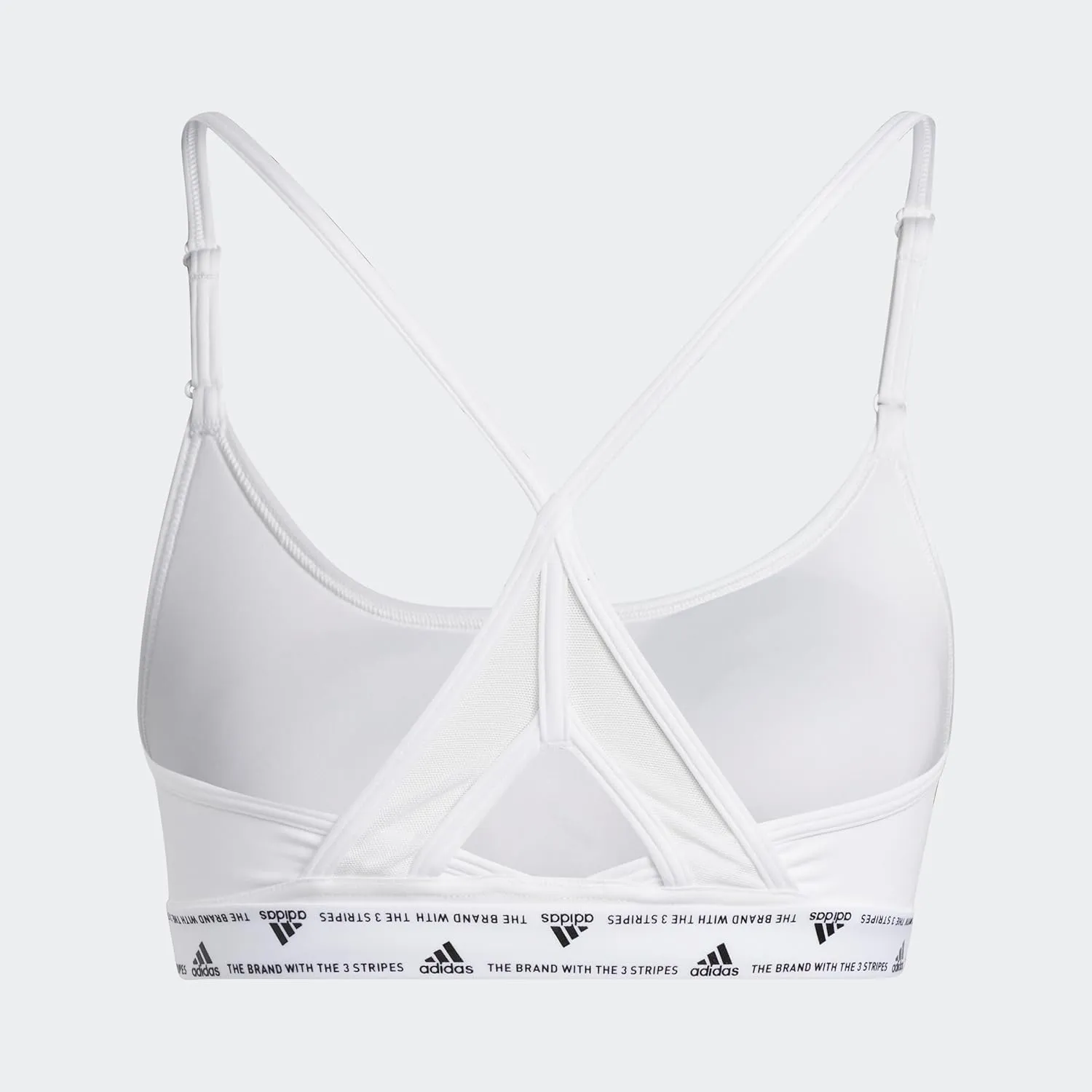 adidas Women's Training Light Support 3 Stripe Bra