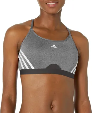 adidas Women's Training Light Support 3 Stripe Bra