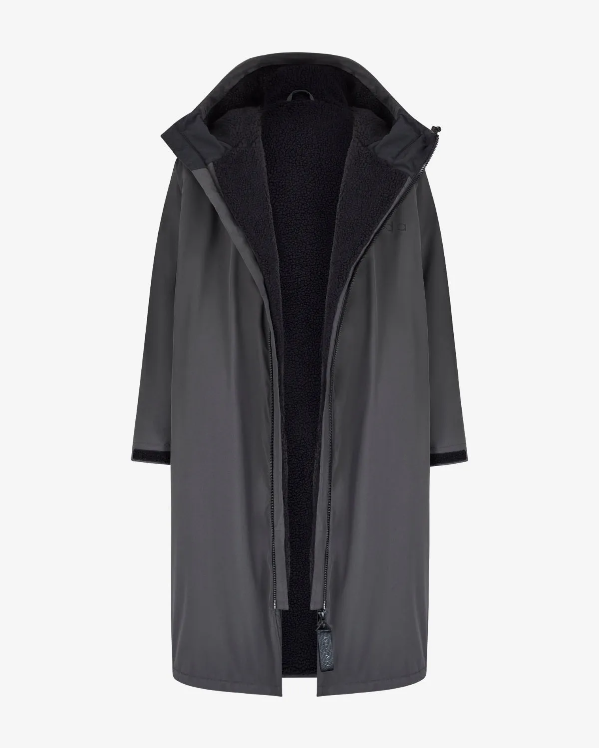 All Weather Sherpa Changing Robe - Fossil Grey