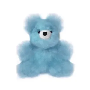 Alpaca Bear Plushie - Light Blue
