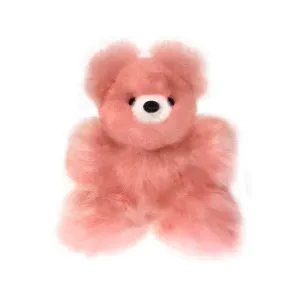 Alpaca Bear Plushie - Pink