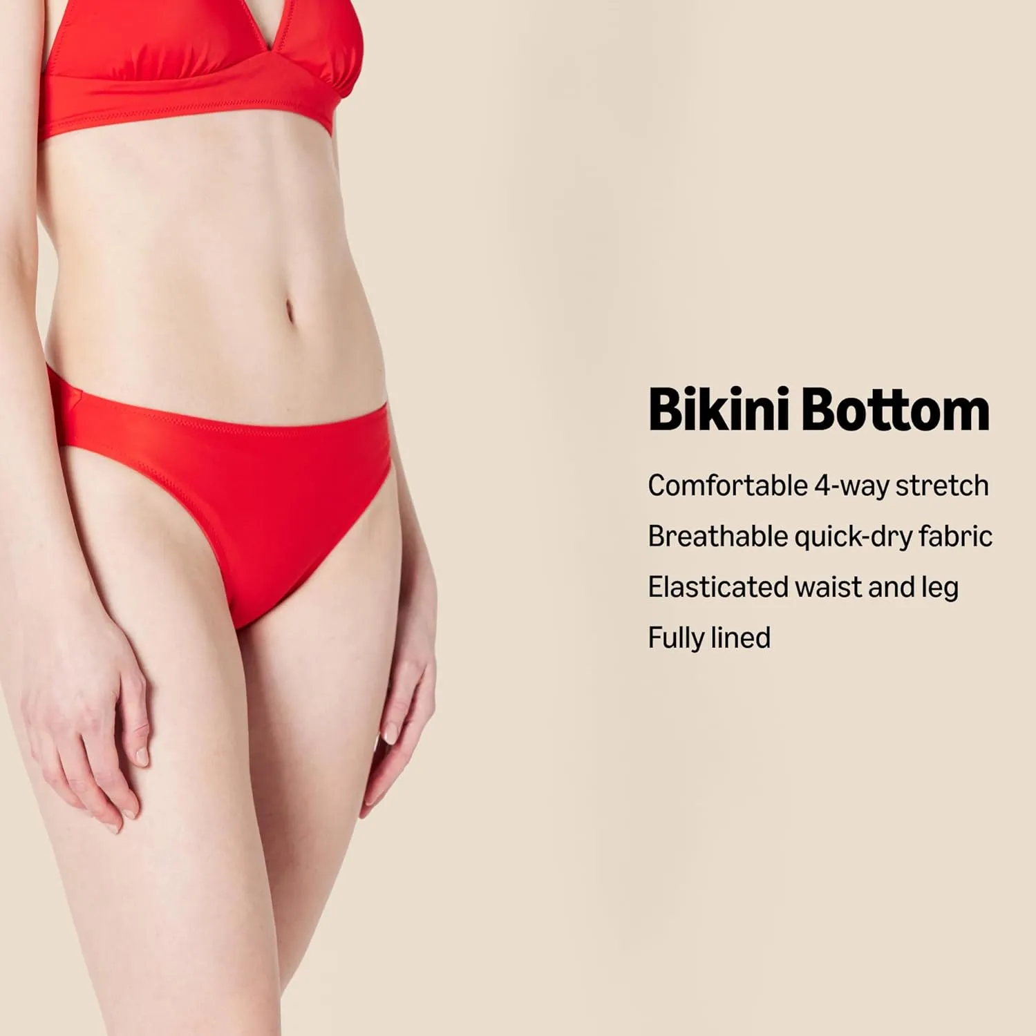Amazon Essentials Women's Classic Bikini Swimsuit Bottom