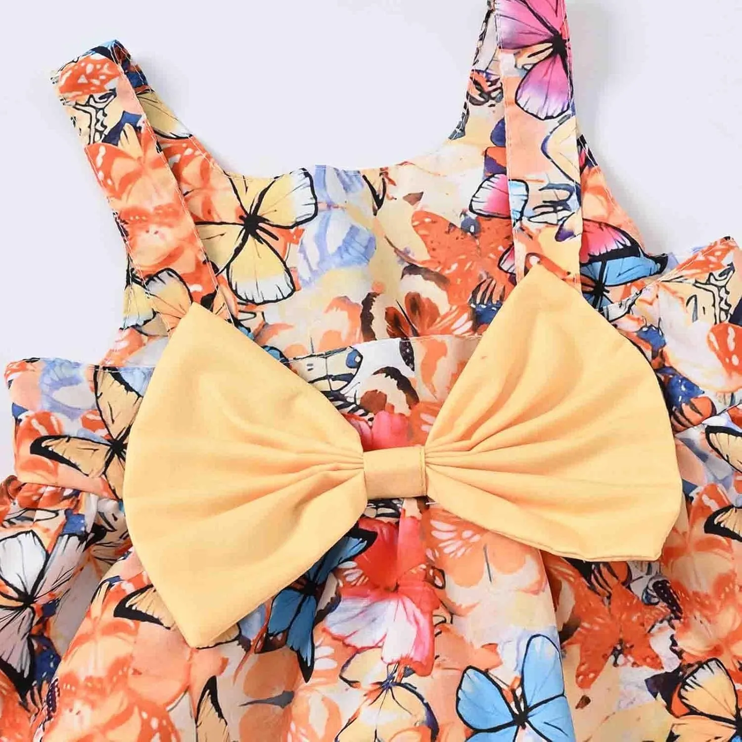 Baby Girl Tutu Dress Summer Sleeveless Backless Princess Birthday Party Dresses Flower Bow Sundress with Straw Hat Set