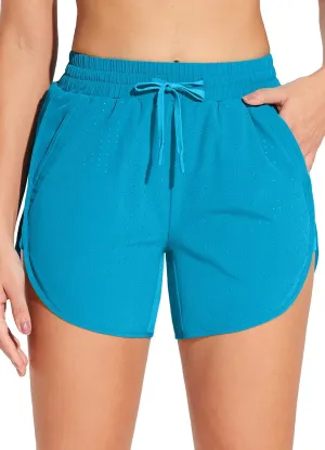 baleaf Women's 3"/5" Quick Dry Mesh Swim Shorts Tankini Bottom with Liner Athletic Gym Running