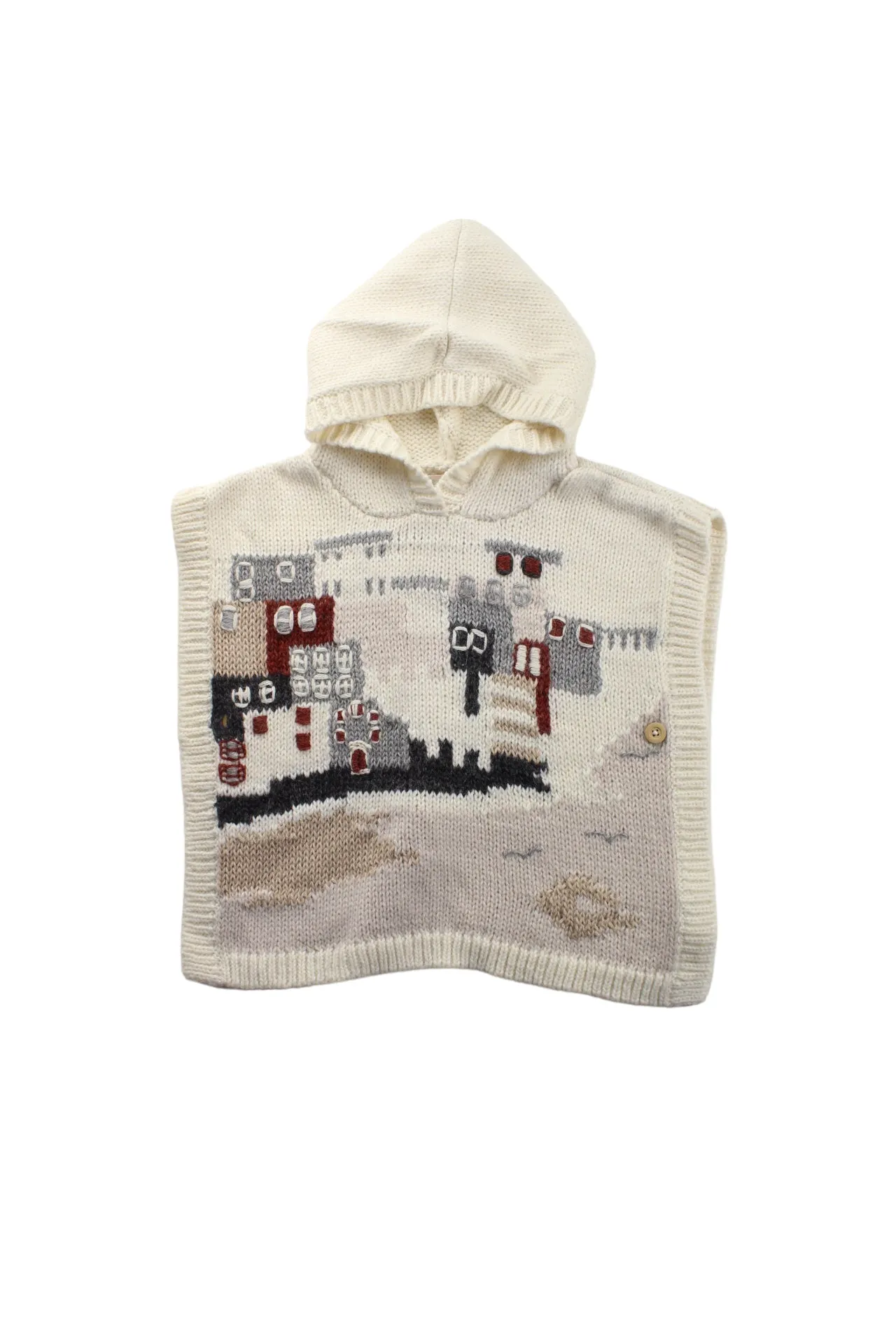 Bonpoint Poncho 2T