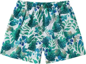 Boys Swim Trunks Quick Dry Swim Board Shorts Toddler Beach Lightweight Swimsuit Bottom for Kids 2-8Y