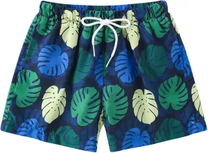 Boys Swim Trunks Quick Dry Swim Board Shorts Toddler Beach Lightweight Swimsuit Bottom for Kids 2-8Y