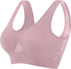 Breathable Anti-Sagging Breasts Sports Bras for Women Cooling Comfort Wireless Bralettes Breathable Lift Up Bra