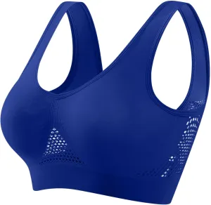 Breathable Anti-Sagging Breasts Sports Bras for Women Cooling Comfort Wireless Bralettes Breathable Lift Up Bra
