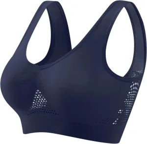 Breathable Anti-Sagging Breasts Sports Bras for Women Cooling Comfort Wireless Bralettes Breathable Lift Up Bra