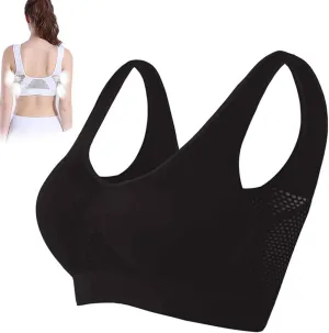 Breathable Cool Liftup Air Bra, Breathable Cool Lift Up Air Bra, Air Breathable Cooling Mesh Stretch Freedom Bra Seamless