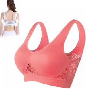 Breathable Cool Liftup Air Bra, Breathable Cool Lift Up Air Bra, Air Breathable Cooling Mesh Stretch Freedom Bra Seamless