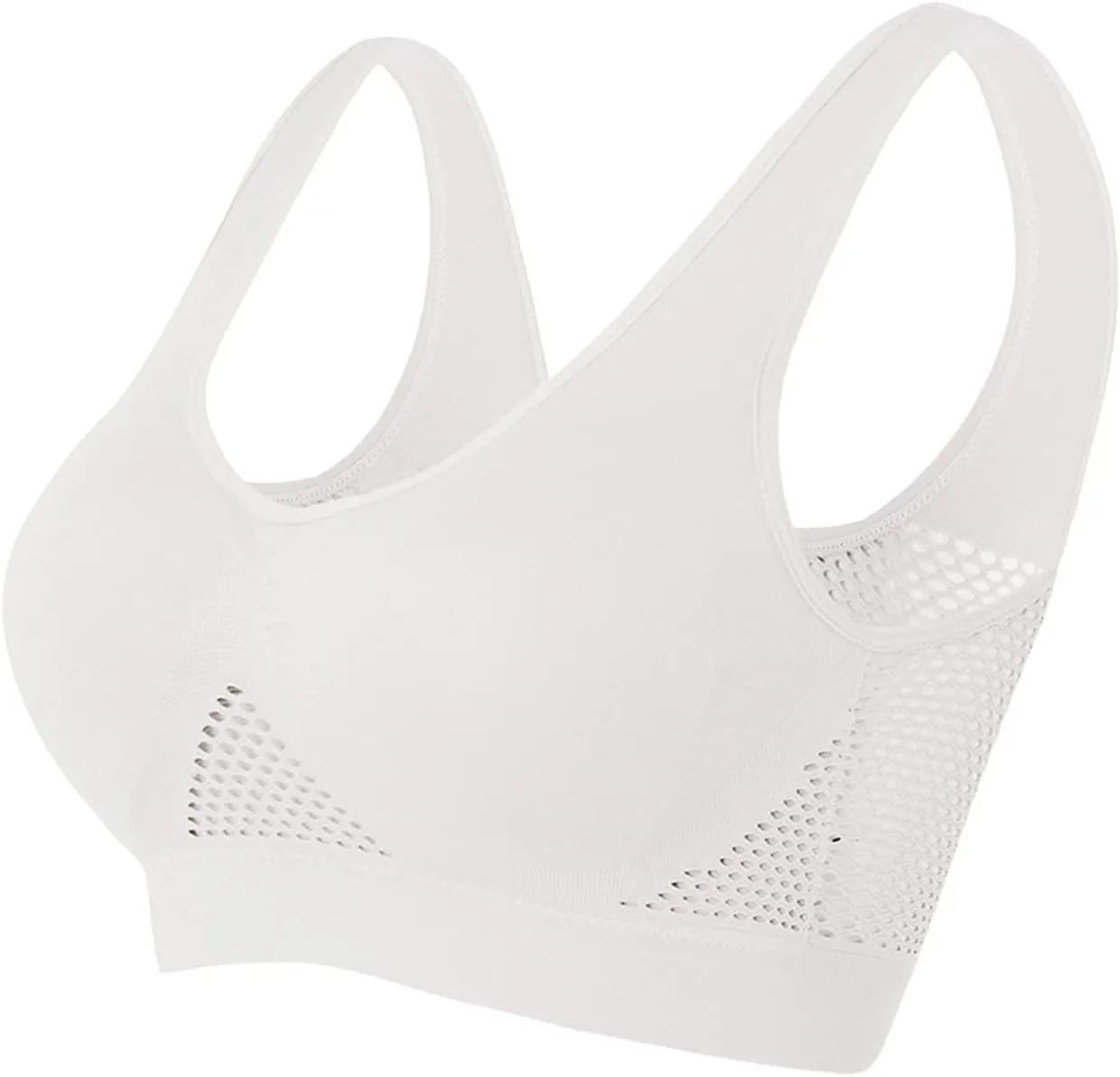Breathable Cool Liftup Air Bra, New Large Size Air Bra Breathable and Comfortable Mesh Sports Bra for Women