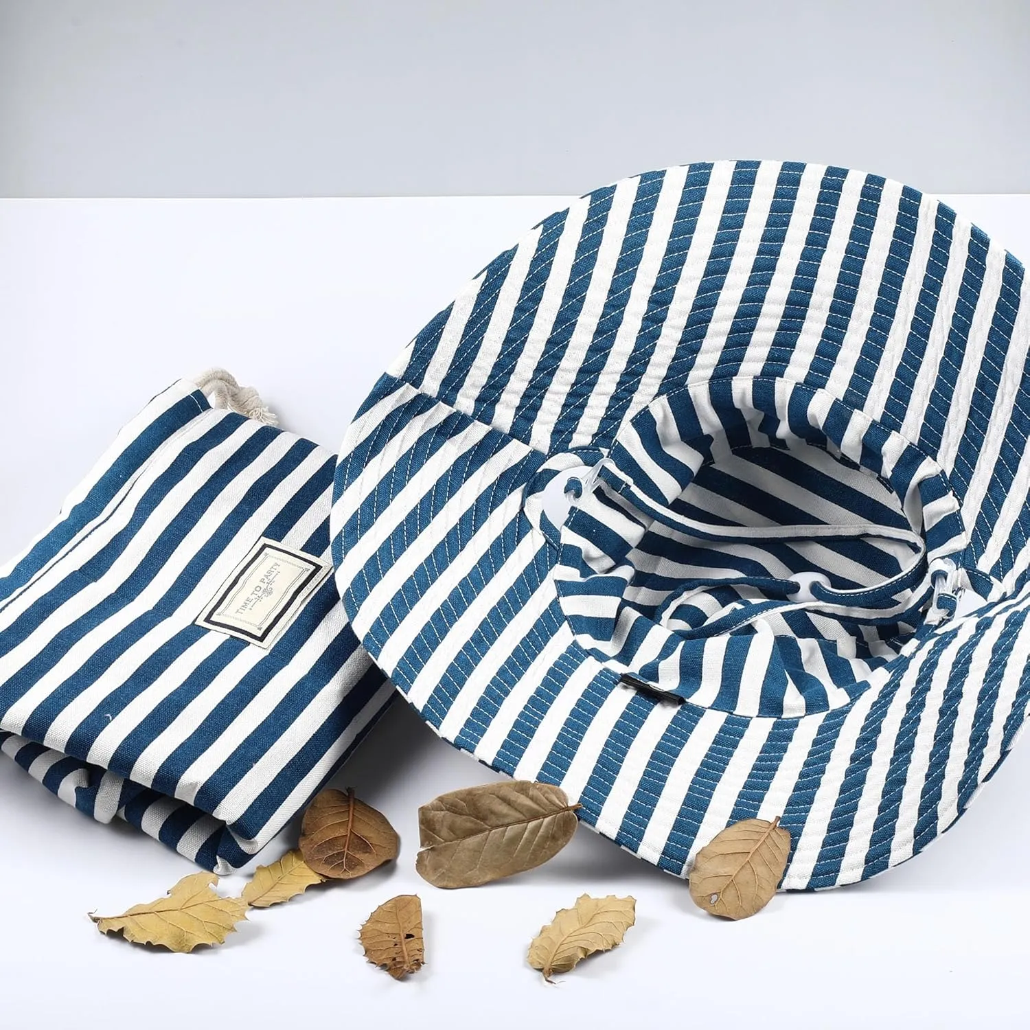 Bucket Hat and Shoulder Bag Set for Women Wide Brim Summer Beach Cap Foldable Travel Fisherman Hat 