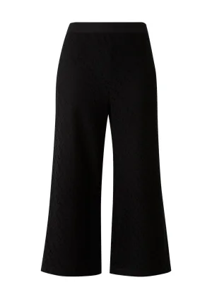 Comma wide trousers, black