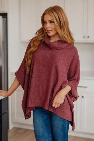 Cowl Neck Poncho