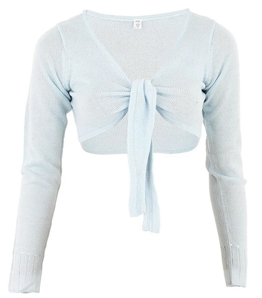 Crop Tie Front Top by Bloch