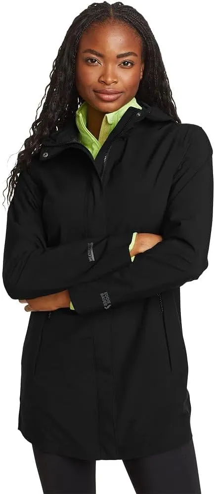 Eddie Bauer Women's Cloud Cap Stretch Waterproof Rain Parka