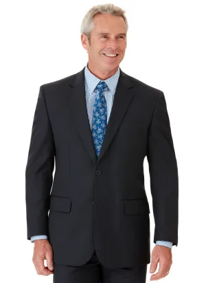 EDENHOPE SUPER 120's CHARCOAL PURE WOOL SUIT