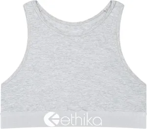 Ethika Women's High Neck Bra | Light Heather
