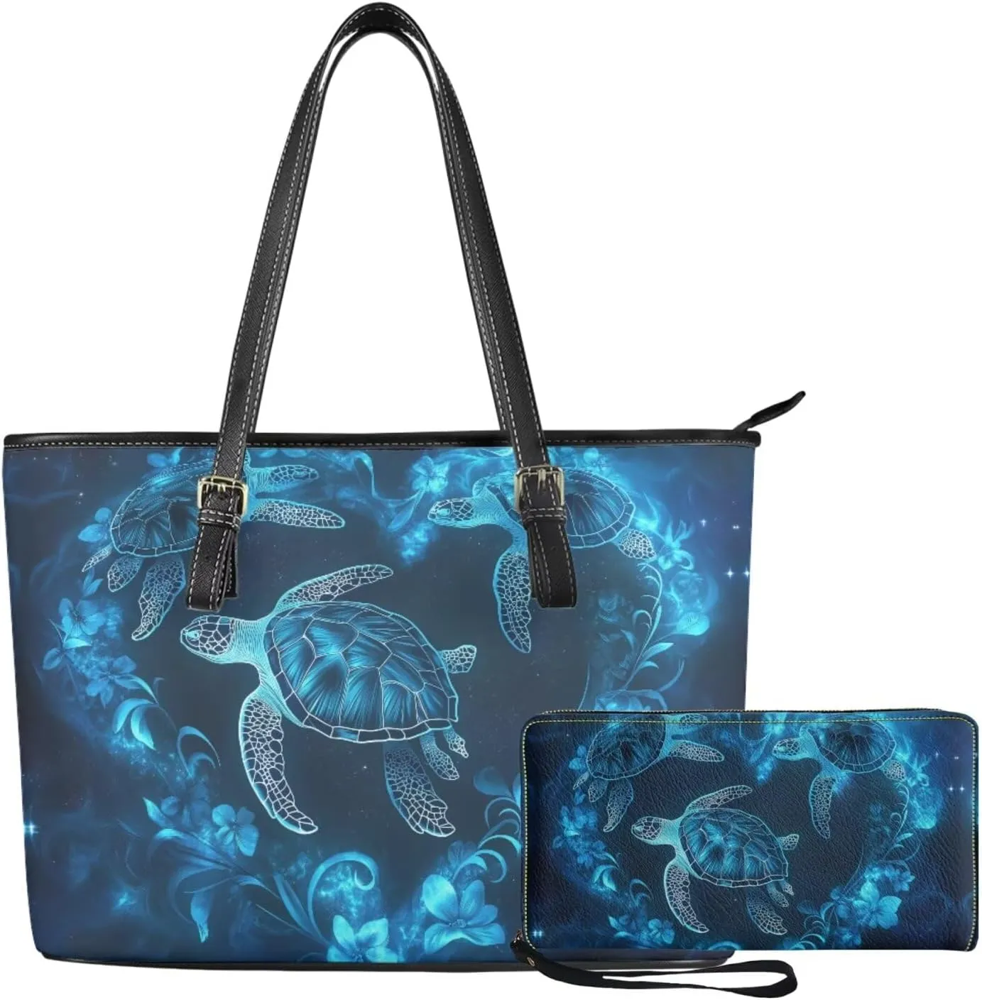 Fashion Purse and Wallet Set for Women Travel Outdoor Shopping Work