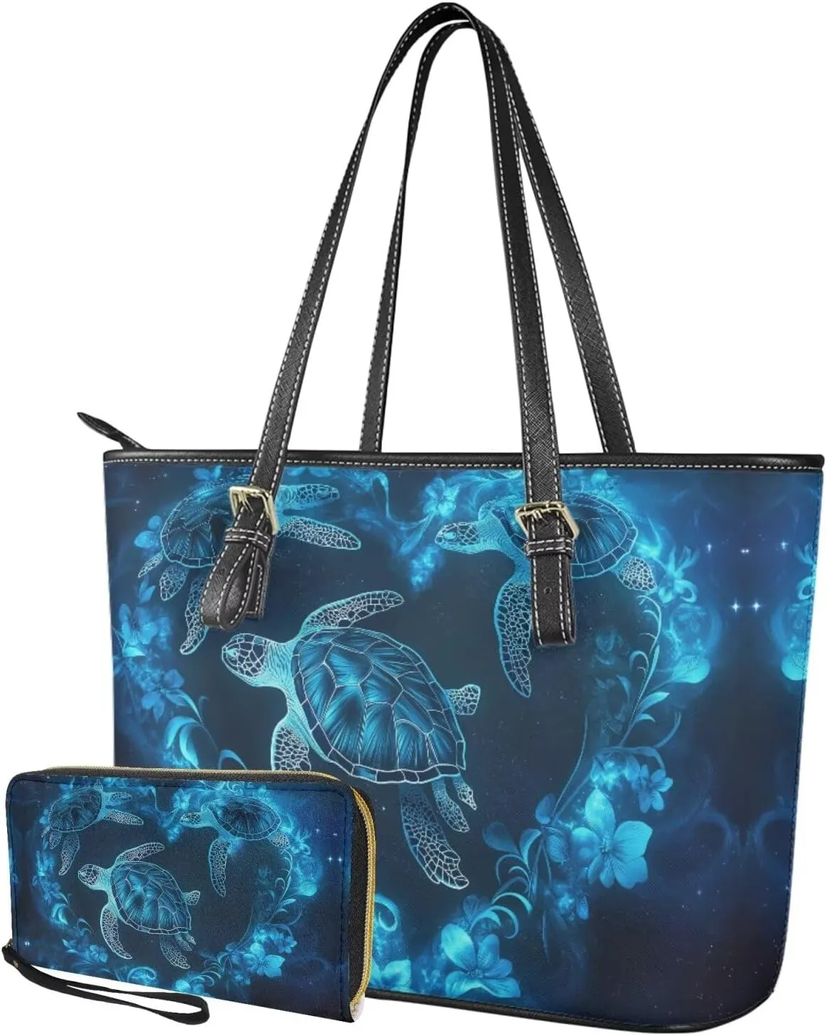 Fashion Purse and Wallet Set for Women Travel Outdoor Shopping Work