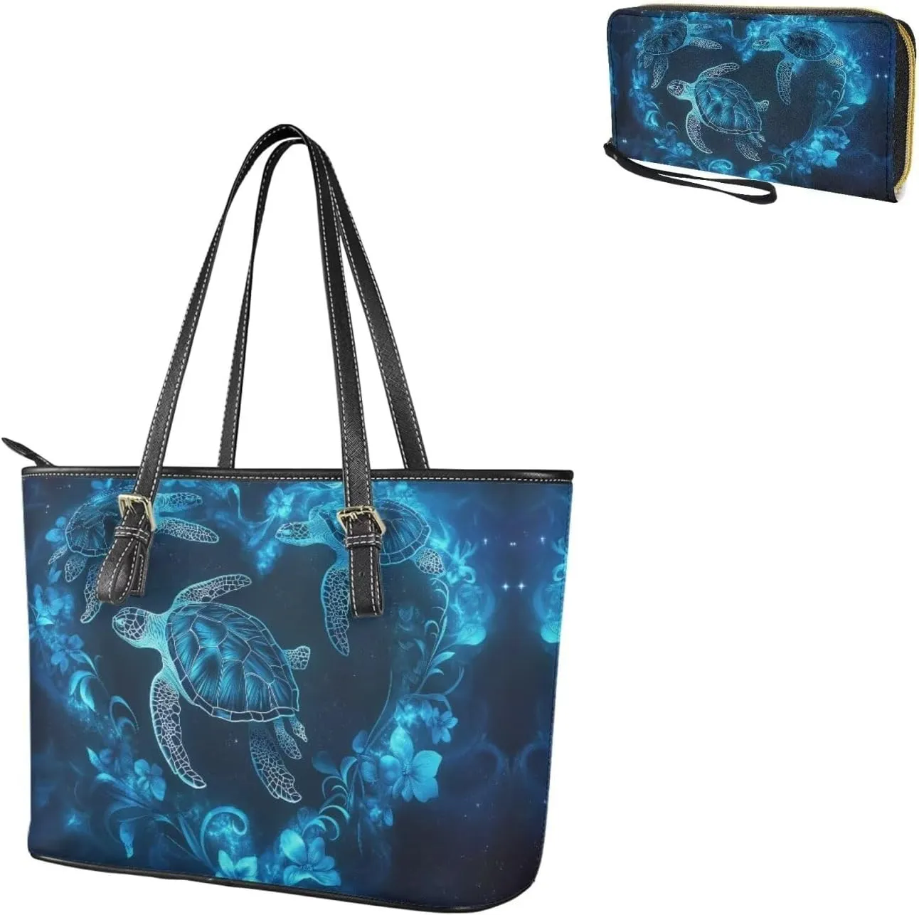 Fashion Purse and Wallet Set for Women Travel Outdoor Shopping Work