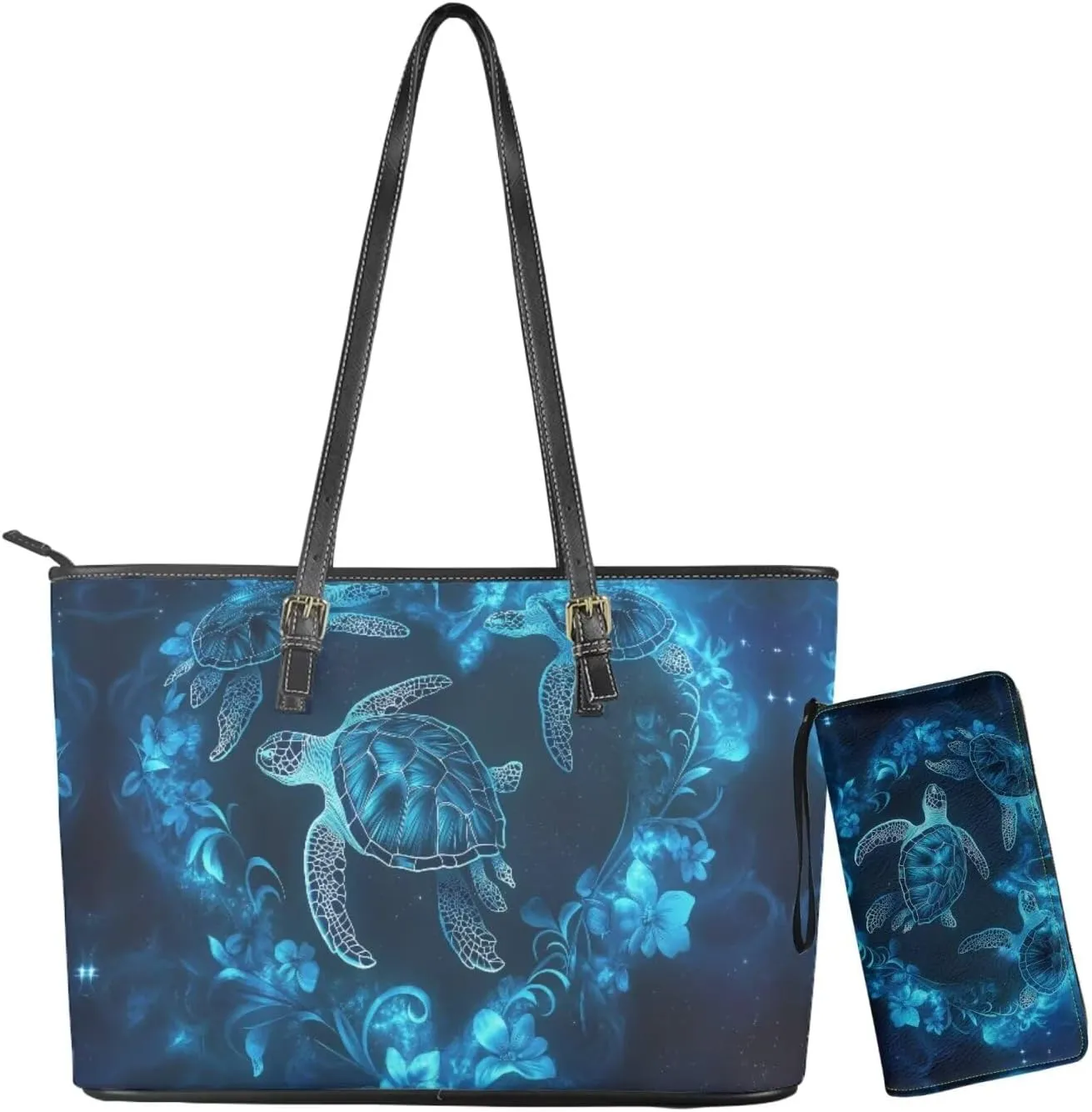 Fashion Purse and Wallet Set for Women Travel Outdoor Shopping Work