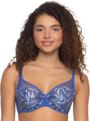 Felina Paramour Lotus Embroidered Unlined Bra | Ultra-Light