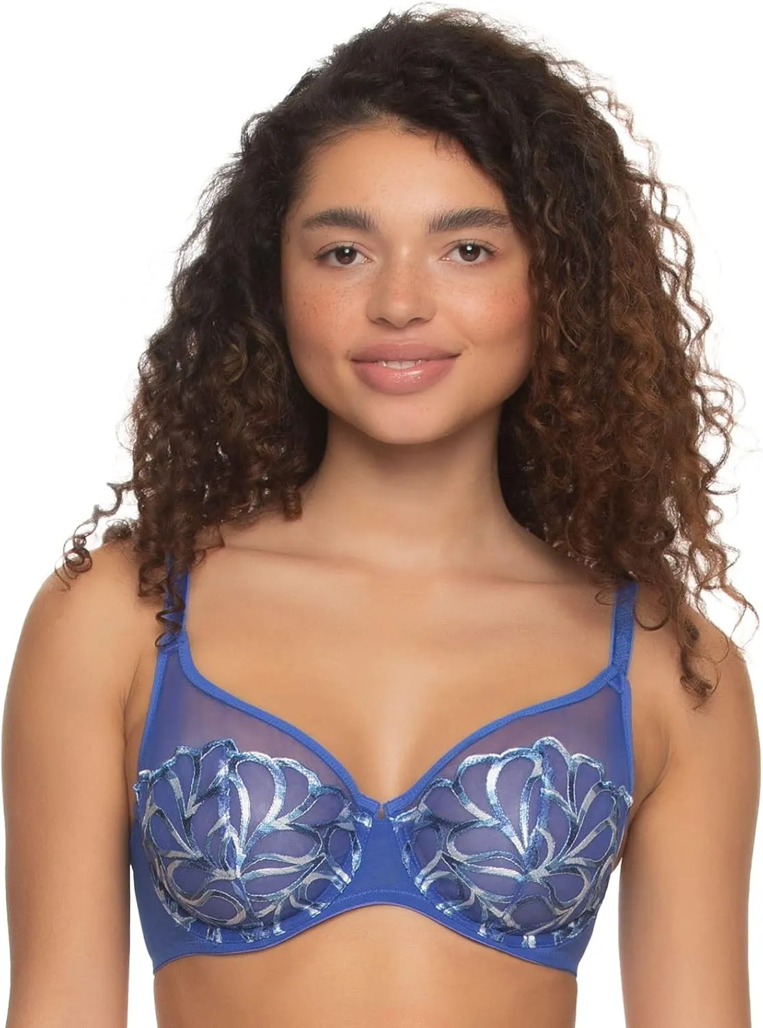 Felina Paramour Lotus Embroidered Unlined Bra | Ultra-Light