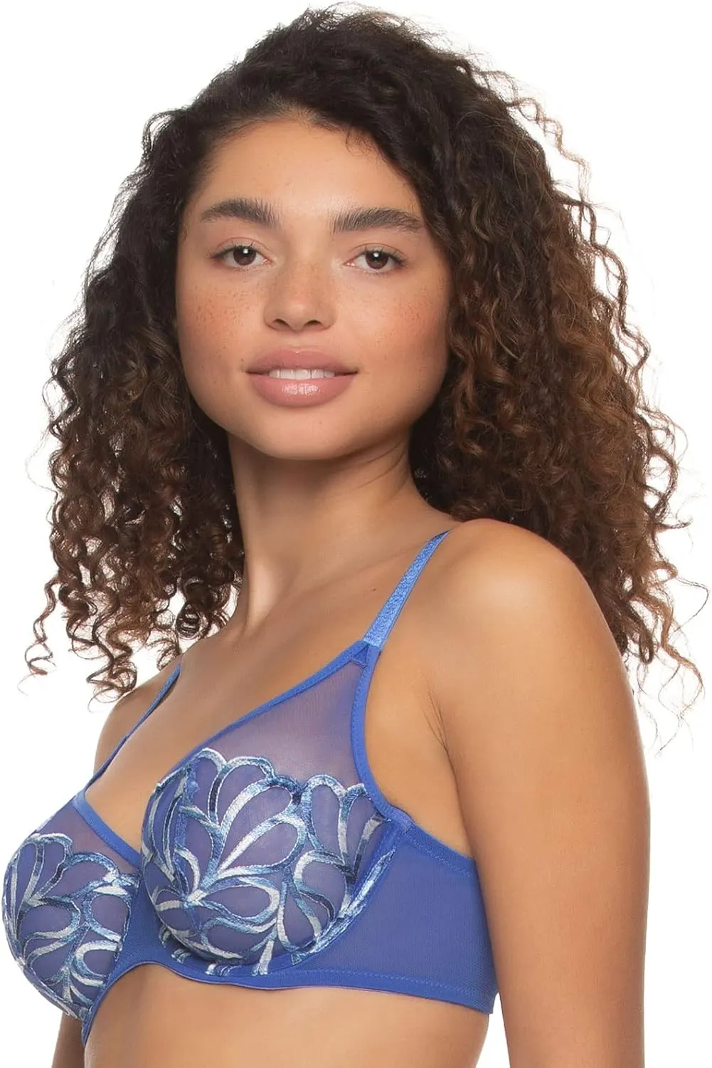Felina Paramour Lotus Embroidered Unlined Bra | Ultra-Light