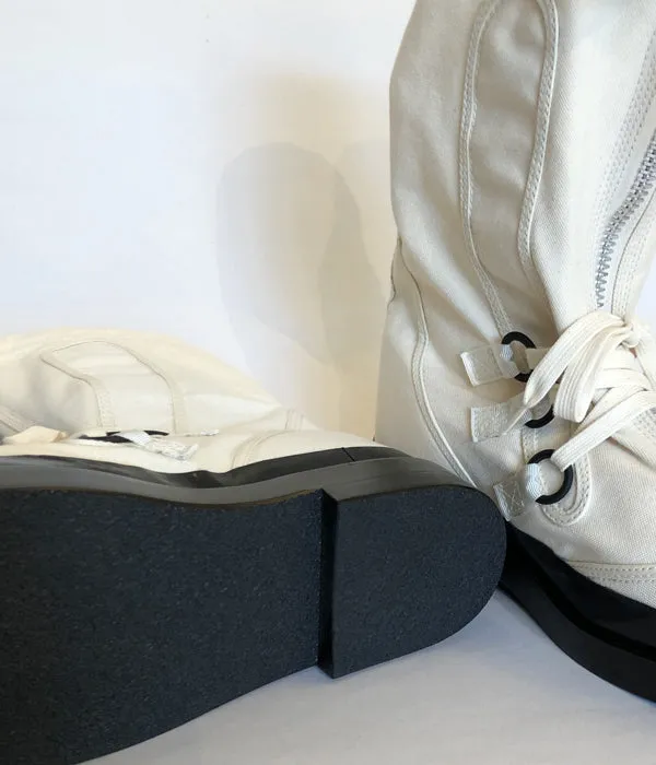 FUMIKA_UCHIDA/CANVAS OVER BOOTS(OFF)