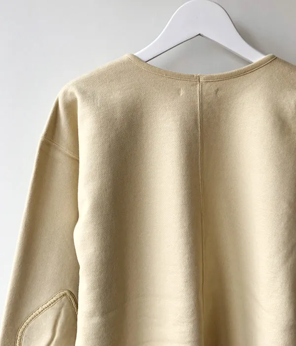 FUMIKA_UCHIDA/Defatted Fleece SWEAT PULLOVER(TEA)