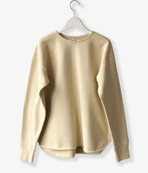 FUMIKA_UCHIDA/Defatted Fleece SWEAT PULLOVER(TEA)
