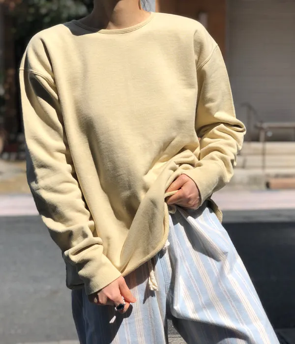 FUMIKA_UCHIDA/Defatted Fleece SWEAT PULLOVER(TEA)