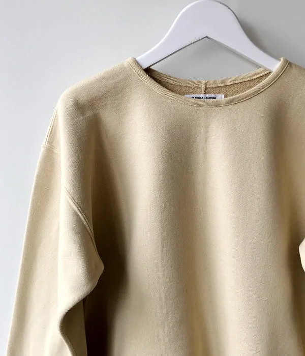 FUMIKA_UCHIDA/Defatted Fleece SWEAT PULLOVER(TEA)
