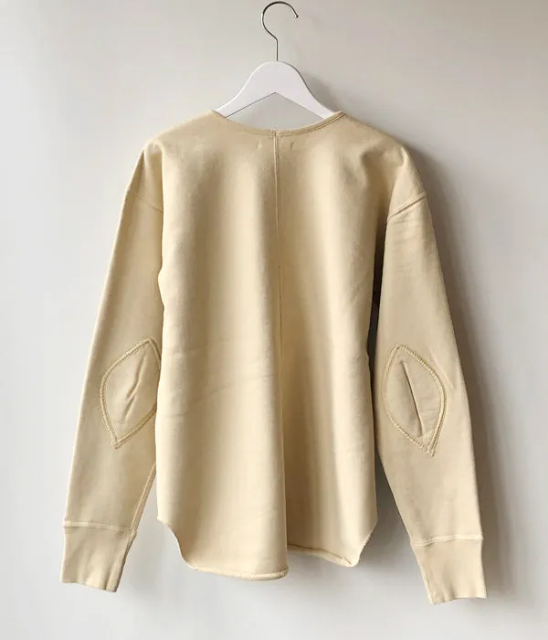 FUMIKA_UCHIDA/Defatted Fleece SWEAT PULLOVER(TEA)
