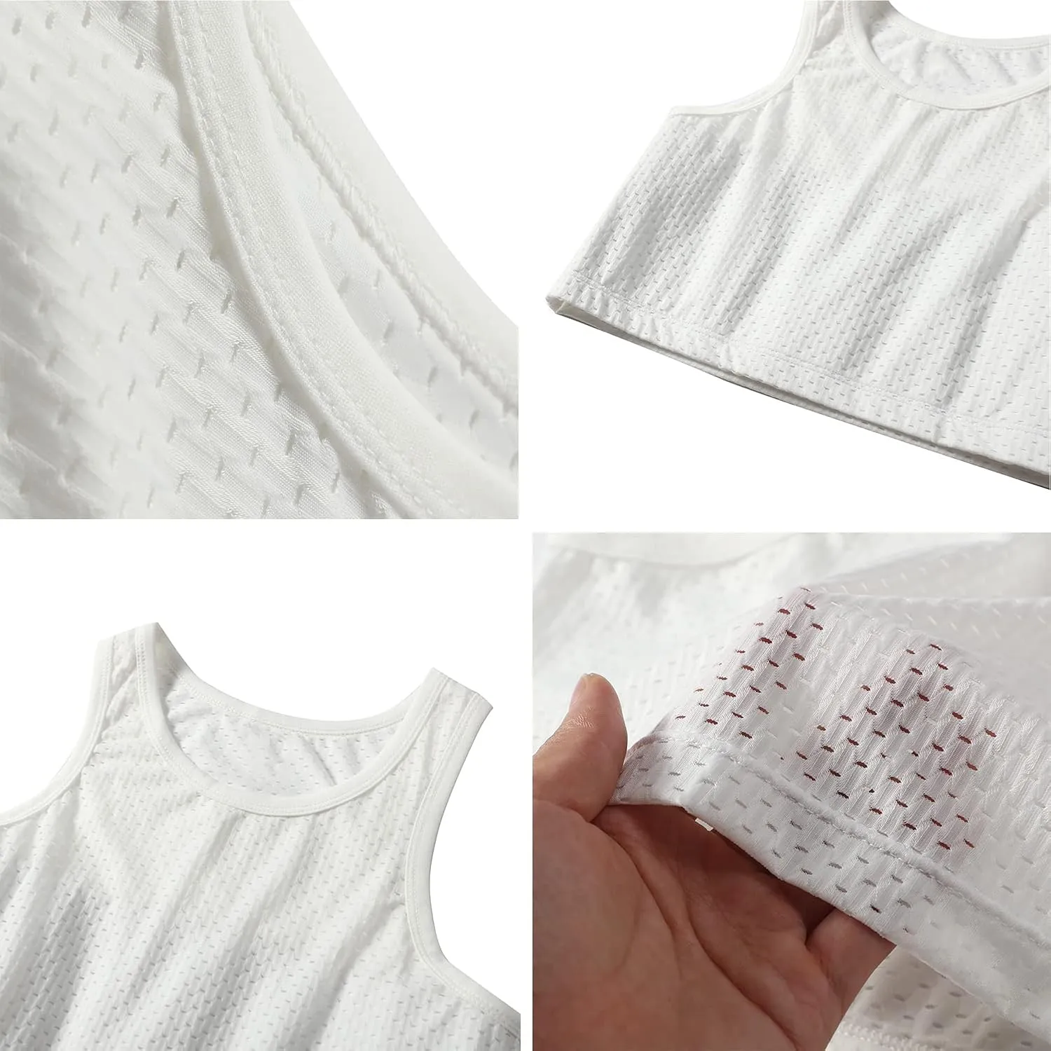 INRANXISM Chest Binder Women Transgender FTM Breathable Pullover Half Breast Binder Tank Top