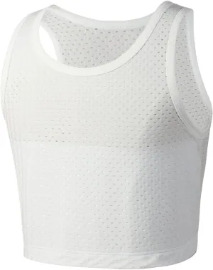 INRANXISM Chest Binder Women Transgender FTM Breathable Pullover Half Breast Binder Tank Top