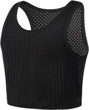 INRANXISM Chest Binder Women Transgender FTM Breathable Pullover Half Breast Binder Tank Top