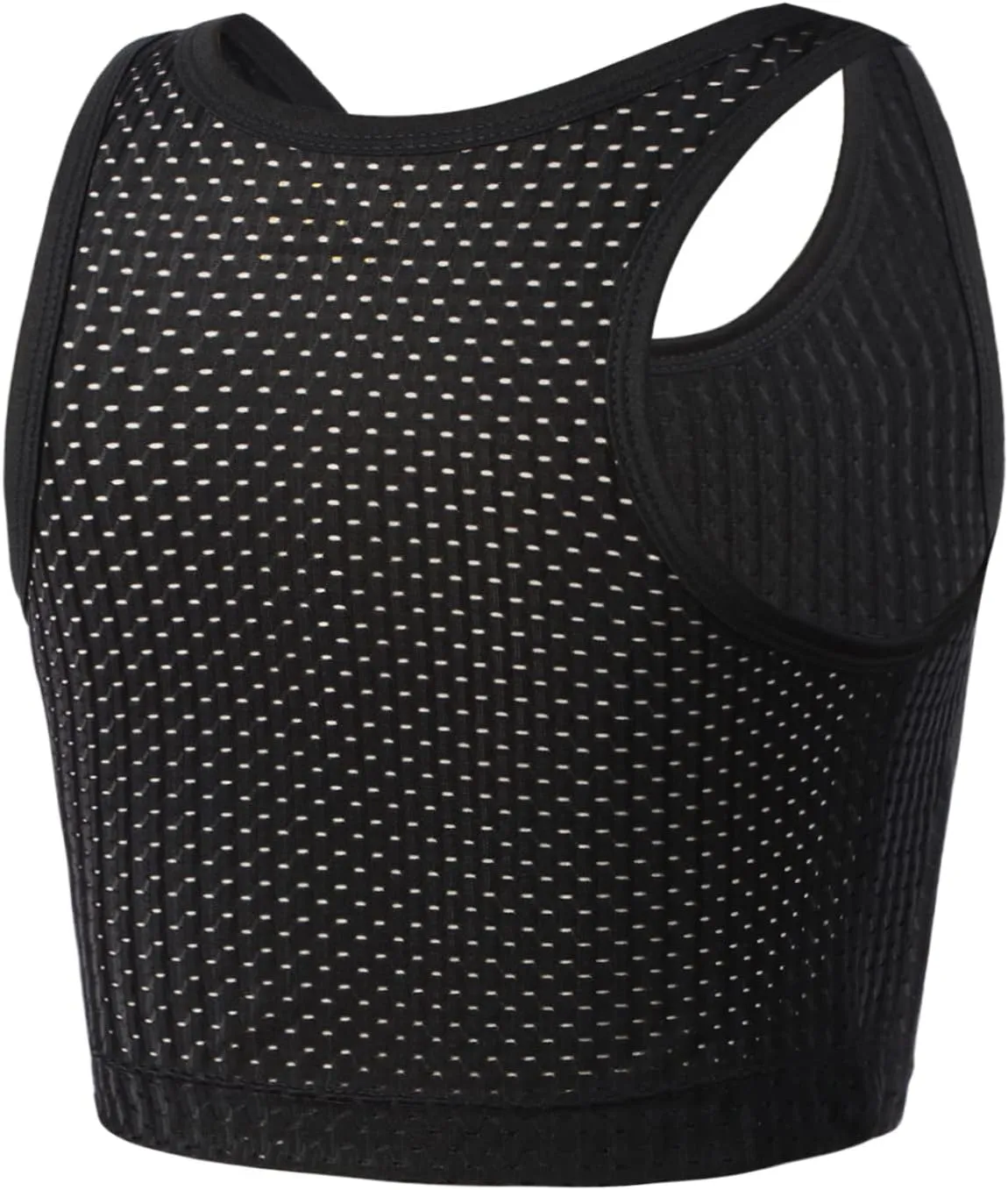 INRANXISM Chest Binder Women Transgender FTM Breathable Pullover Half Breast Binder Tank Top