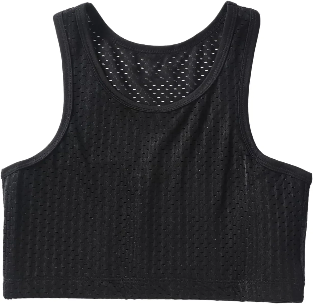 INRANXISM Chest Binder Women Transgender FTM Breathable Pullover Half Breast Binder Tank Top