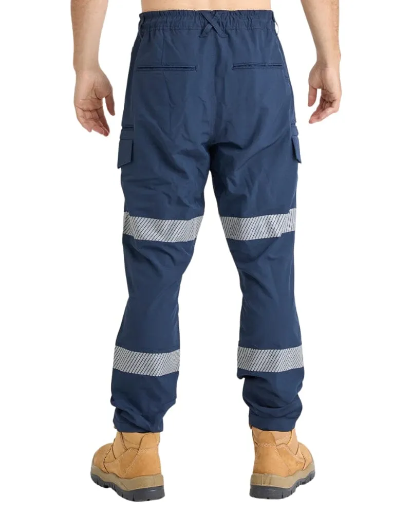 Jet-Lite Hybrid Taped Elastic Waist Pant - Navy
