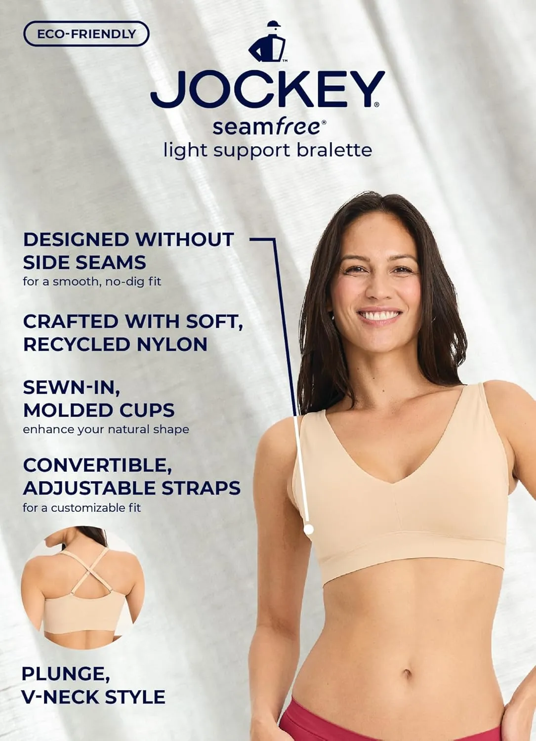 Jockey Women's Seamfree Light Support Bralette
