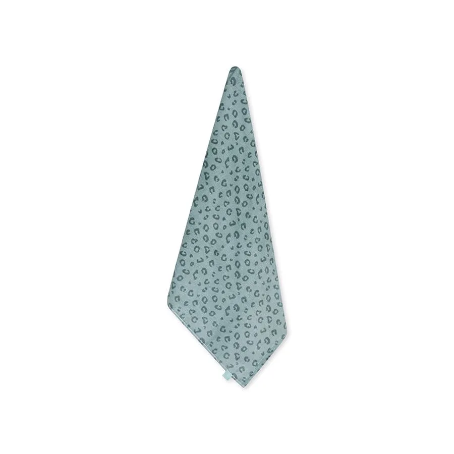 Leopard | Green Cotton Beach Towel 135 x 65 cm