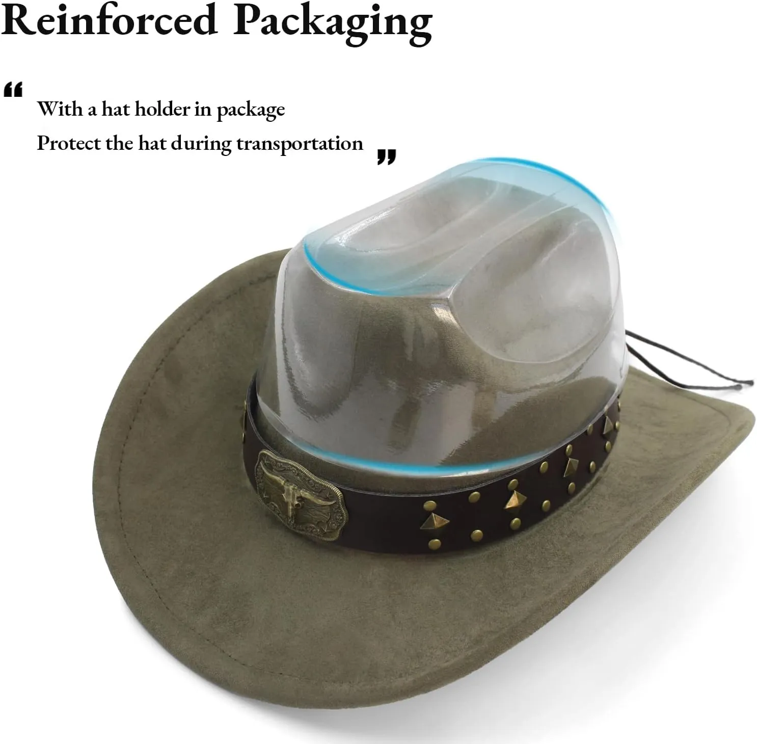 LIDHAY Cowboy Hat for Women Men with Shapeable Wide Brim Western Suede Hat for Cowboys and Cowgirls