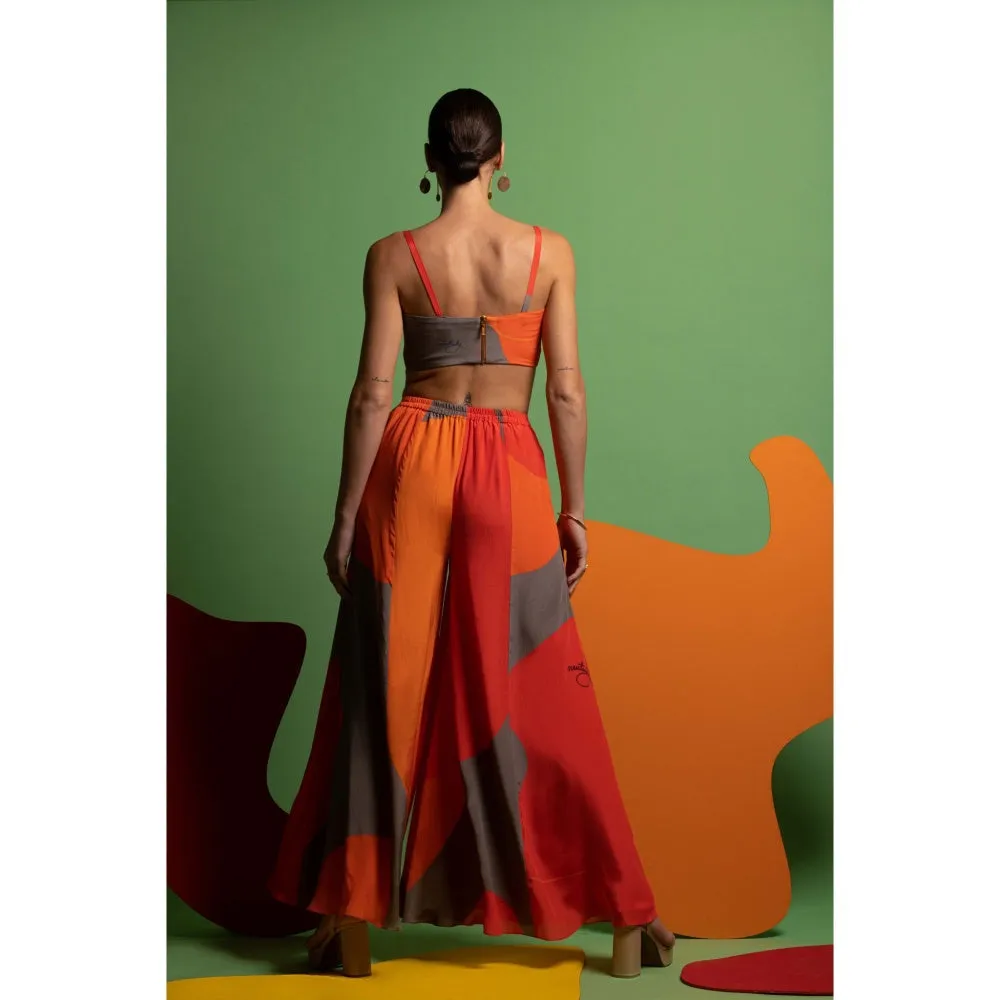 Nautanky Electric Dream Bustier Co-ord Set